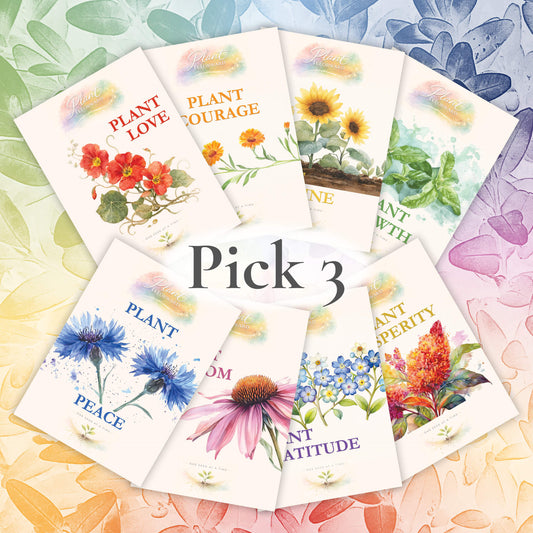 Pick 3 plants to bundle together