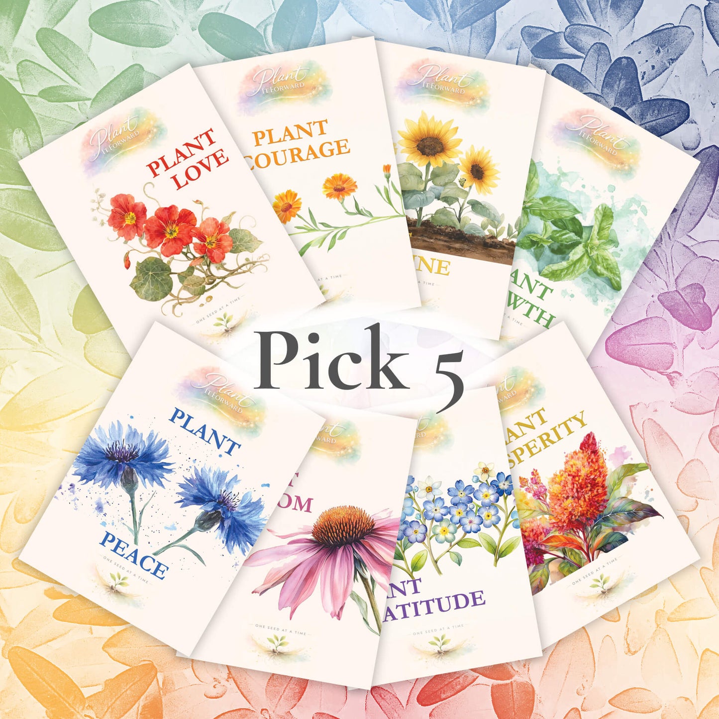 Pick 5 plants to bundle together