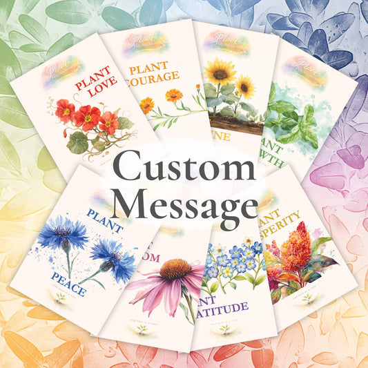Customize a message on a card