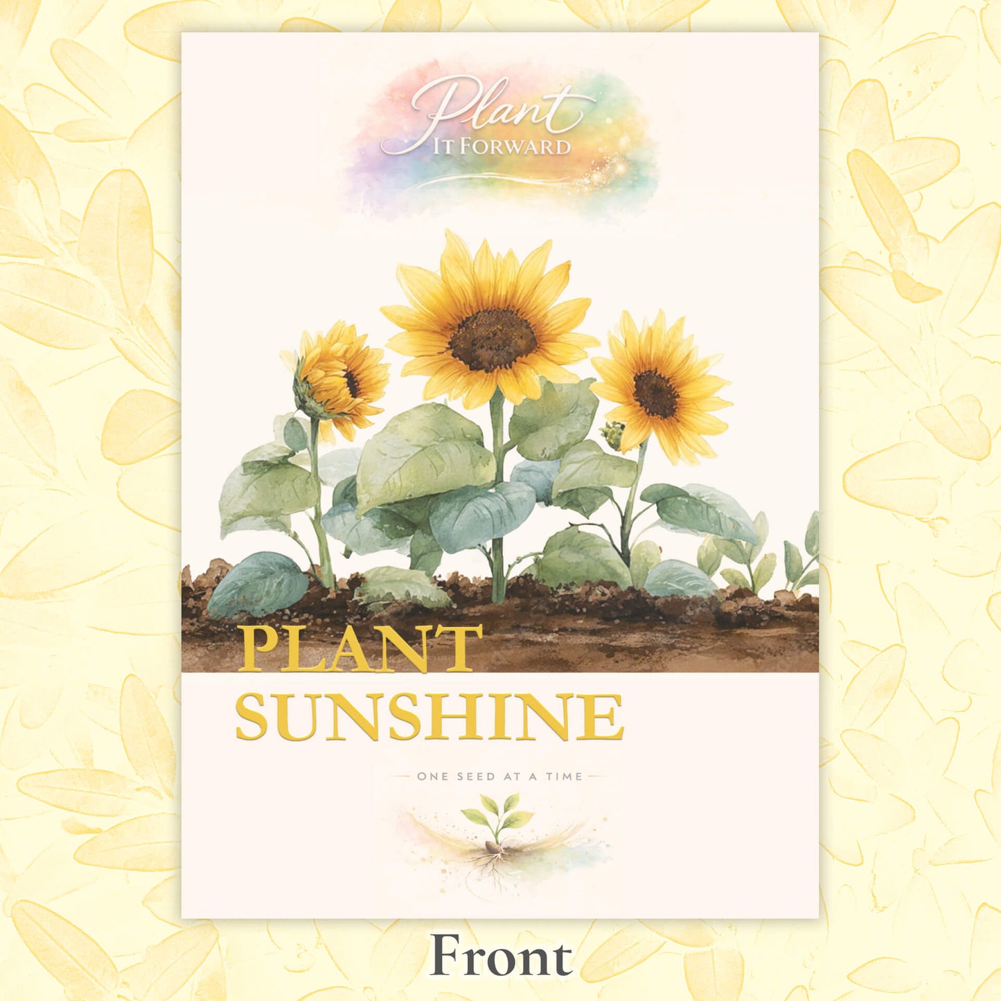 Plant Sunshine - Card Back
